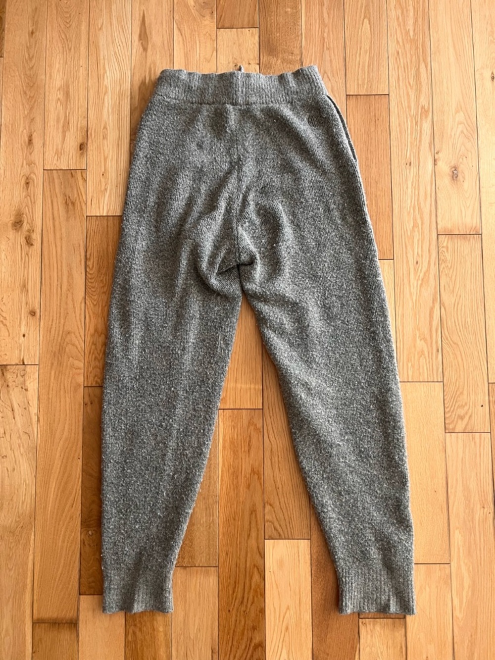 Anine Bing Saylor Knit Joggers Brown Cozy Lounge Pockets Womens Size Small - Picture 6 of 10
